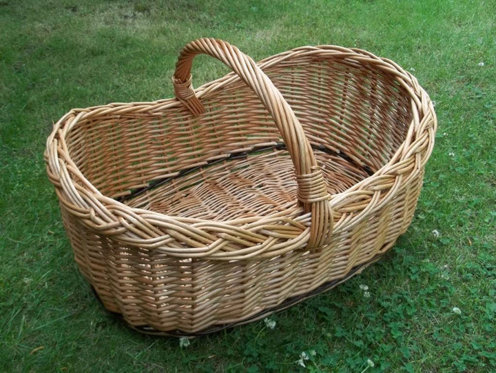 Einkaufskorb XL aus gesottener Weide