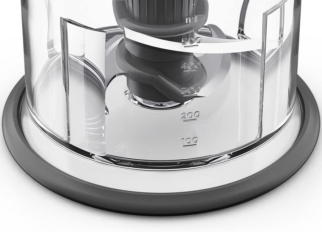 Kenwood EasyChop CHP61.000WH, Vier-Klingen-Zerkleiner, 0,5 l, Druckbetrieb, 2 Geschwindigkeiten, rut
