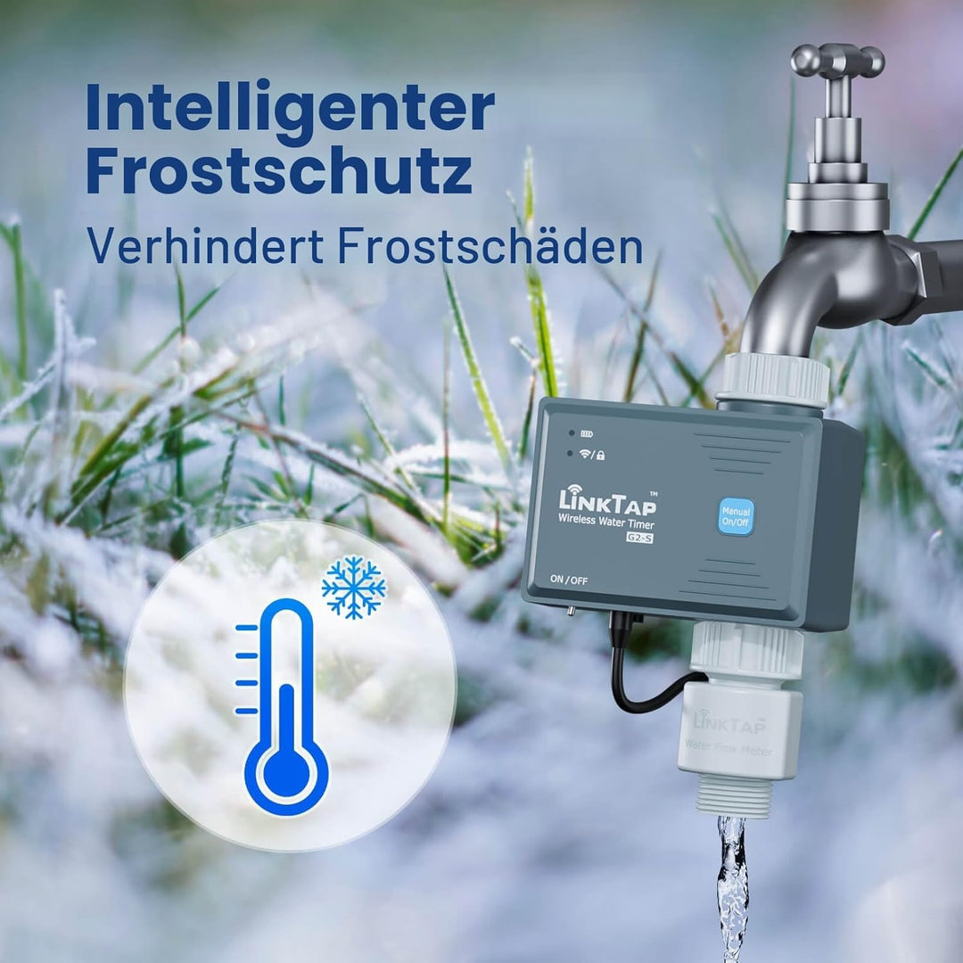 LinkTap G2S Drahtlose Bewässerungscomputer, Gateway, Wassermengenzähler - Automatische Bewässerungsu