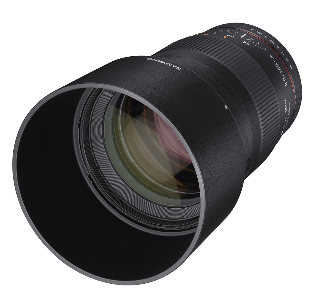Samyang 135 mm f/2.0 ED UMC Teleobjektiv für Fuji X Mount Wechselobjektiv Kameras, Fuji X