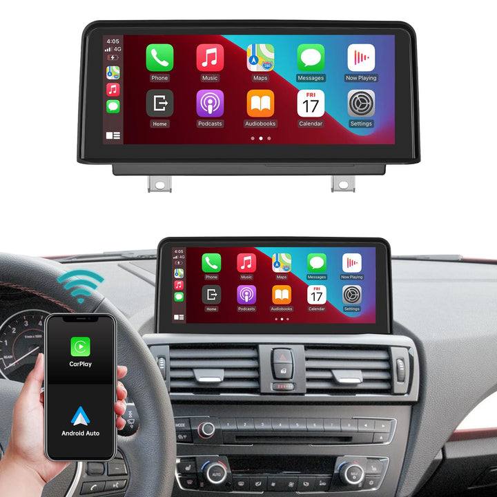 10,25 Zoll Autoradio-Touchscreen für 2008-2012 BMW 1er E81/E82/E87/E88 mit CIC-System, unterstützt A