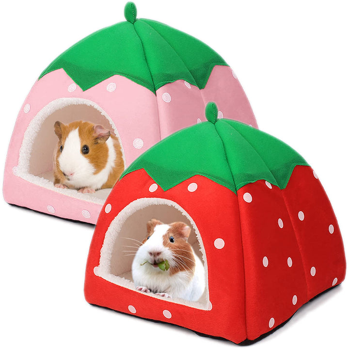 Dyrdekly Meerschweinchen Betthöhle Gemütliches Kaninchen Bett Warme Meerschweinchen Kuschelhöhle Hau