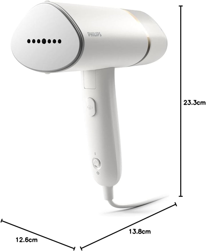 Philips Tragbarer Dampfglätter 3000 Series - 1000 W, Kompakt und Faltbar, konstante Dampfleistung 20
