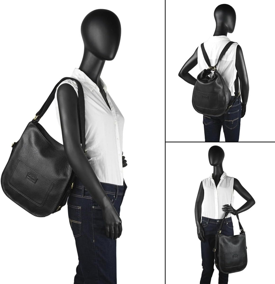 Lois - Rucksack Damen mit Anti Diebstahl Funktion, Damenrucksack Anti Diebstahl Tasche, Kleiner Ruck