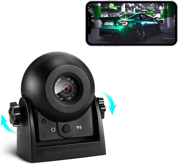 Kabellose Rückfahrkamera, Uzone WiFi Auto magnetische Rückfahrkamera Super Nachtsicht IP68 Wasserdic