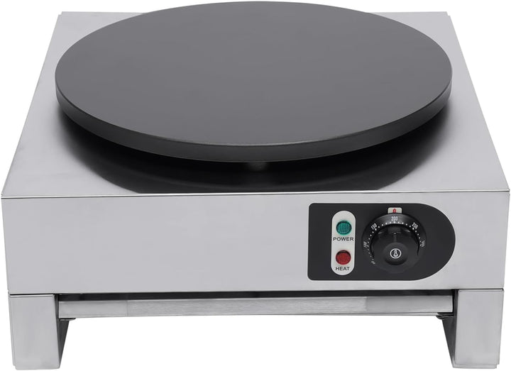 Elektrischer Crepes Maker und Poffertjes Macher Ø 40 cm - Antihaftbeschichteter Pfannkuchen Maker mi