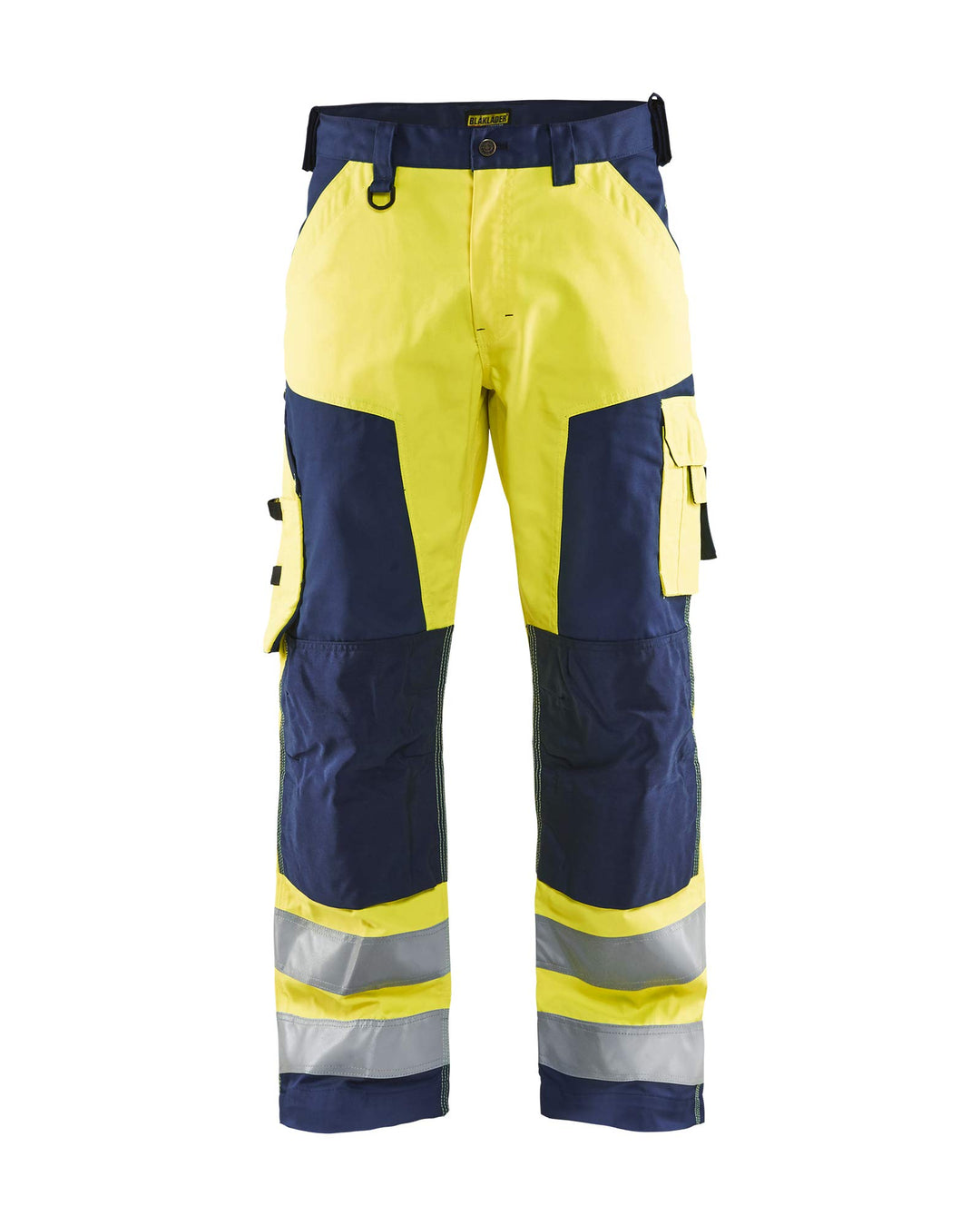 Blaklader 15661811 Hochwertige Arbeitshose Ohne Nageltaschen, Gelb/Marine, grootte C46 C46 Yellow /