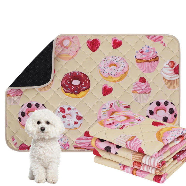 IEUUMLER 2 Stück Welpenunterlagen Waschbar, weich Hunde PIPI matten, Schnell Absorbierend Puppy Pads
