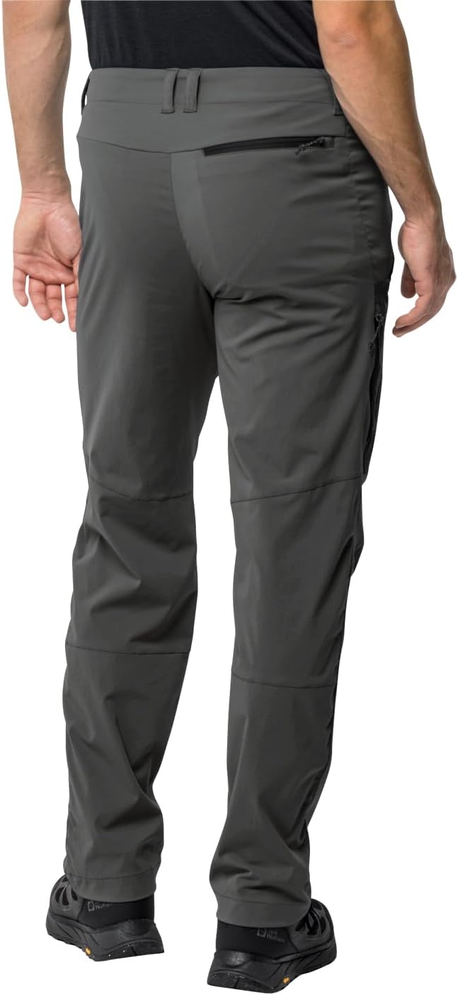 Jack Wolfskin Herren Wanderhose Glastal Pants M 48 Lang Slate, 48 Lang Slate