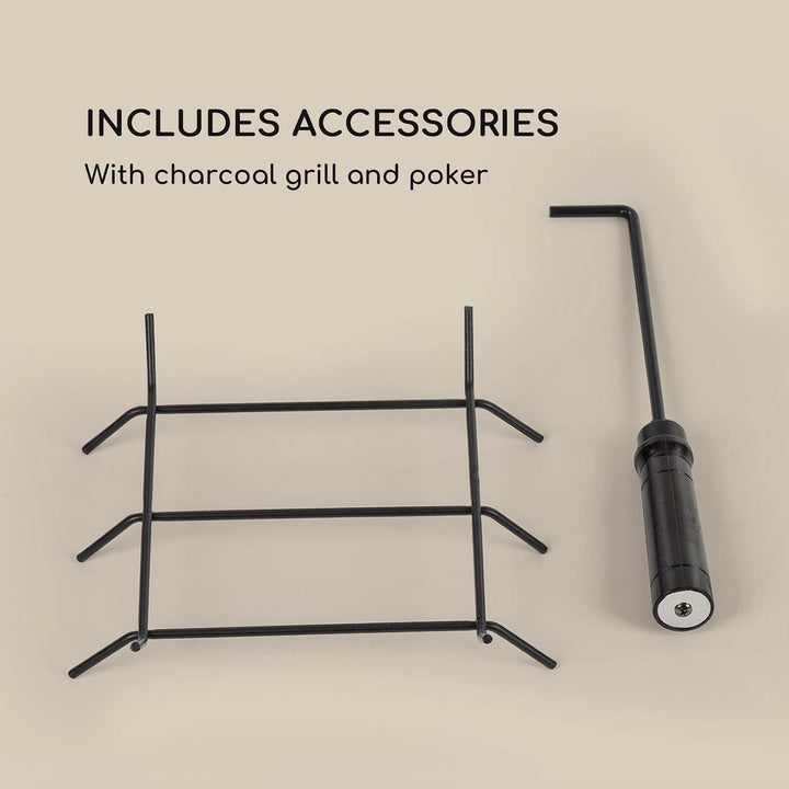 Blumfeldt Monument - Gartenofen, Gartenkamin, Terrassenofen, Aztekenofen, Stahl, praktischer Staurau