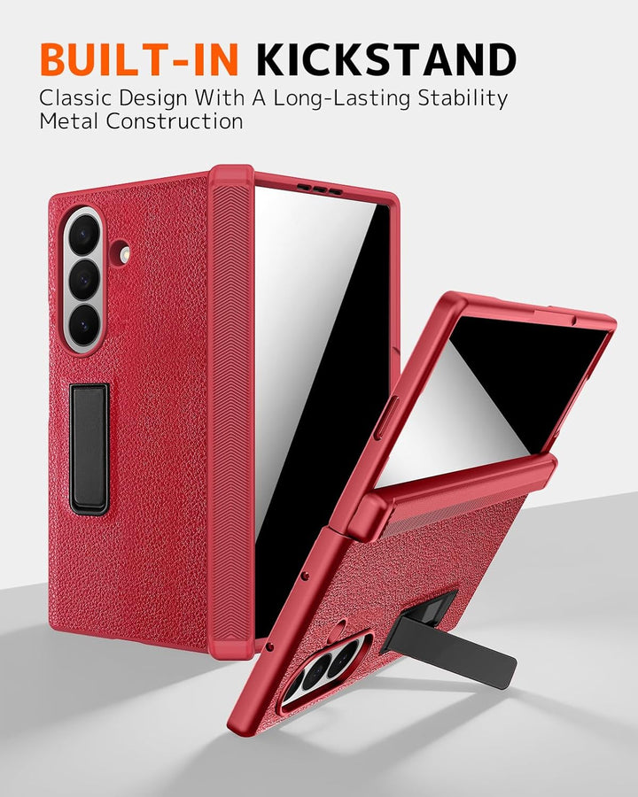 NINKI für Samsung Galaxy Z Fold 7 Hülle mit Privacy Screen Protector Magnetic ständer, Scharnier han