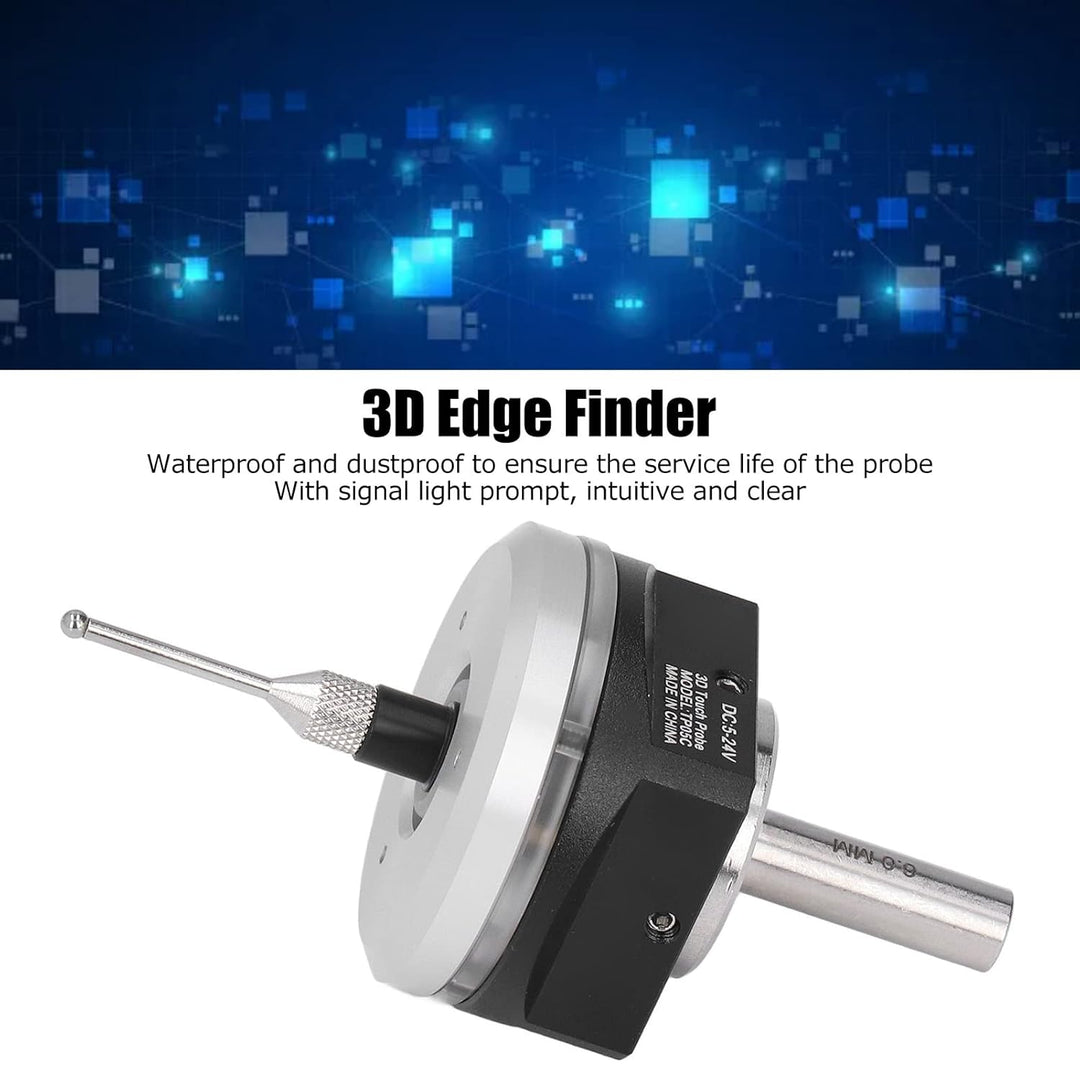 3D-Touch-Probe-Kantentaster, Hochpräziser Elektronischer Kantentaster Locator Wolframstahlkugel 3D-S