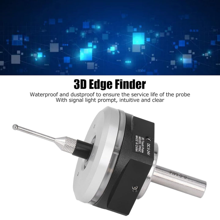 3D-Touch-Probe-Kantentaster, Hochpräziser Elektronischer Kantentaster Locator Wolframstahlkugel 3D-S