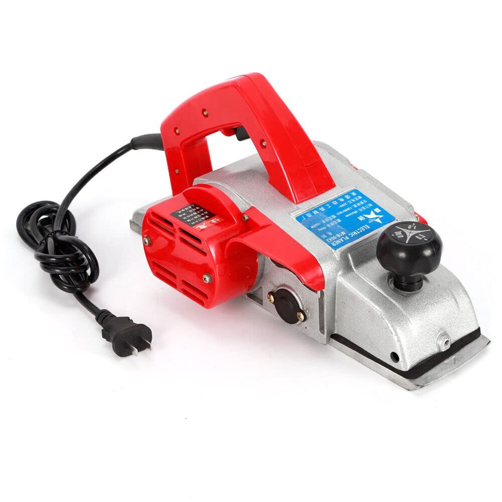 90mm Hobelbreite Elektrischer Holzhobel, 1300W 13000RPM Elektrisch Hobelmaschine Handheld Balkenhobe