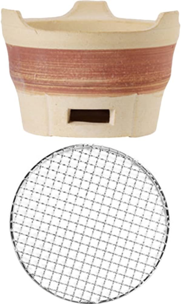 Yardwe 1 Satz Grill Lagerfeuergestell Japanische Platte Kohleofen Tragbarer Lagerfeuerrost Tandoor T
