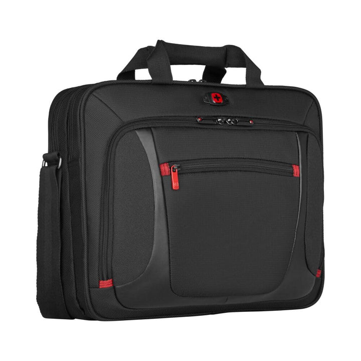 WENGER Sensor Aktentasche, Laptop-Tasche zum Umhängen, Notebook bis 15 Zoll, 9 l, Damen Herren, Büro