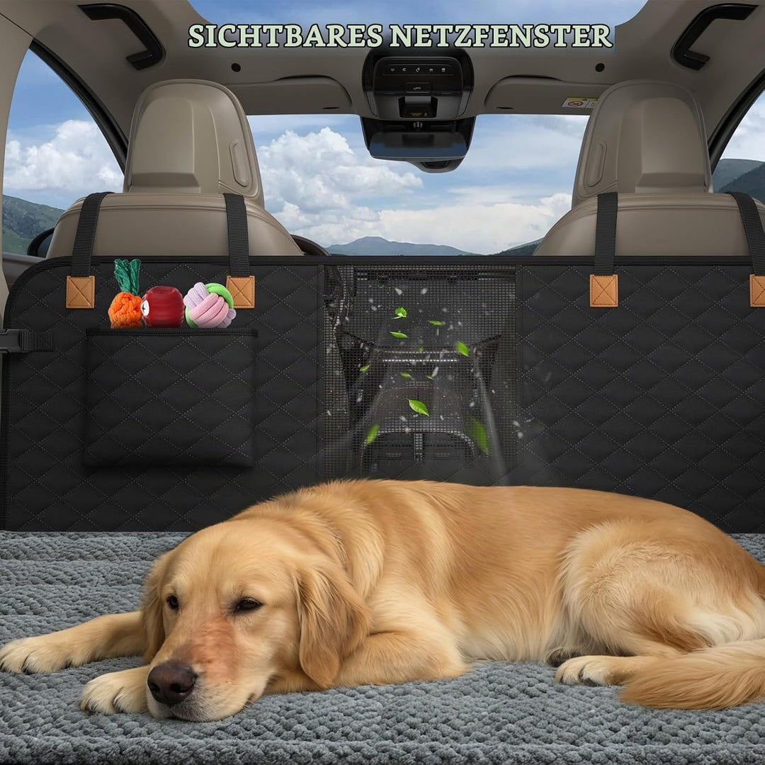 Hundedecke Auto Rückbank Mit Rutschfester Matte, Hundedecke Auto Rückbank, Wasserdicht,Kratzfest mit