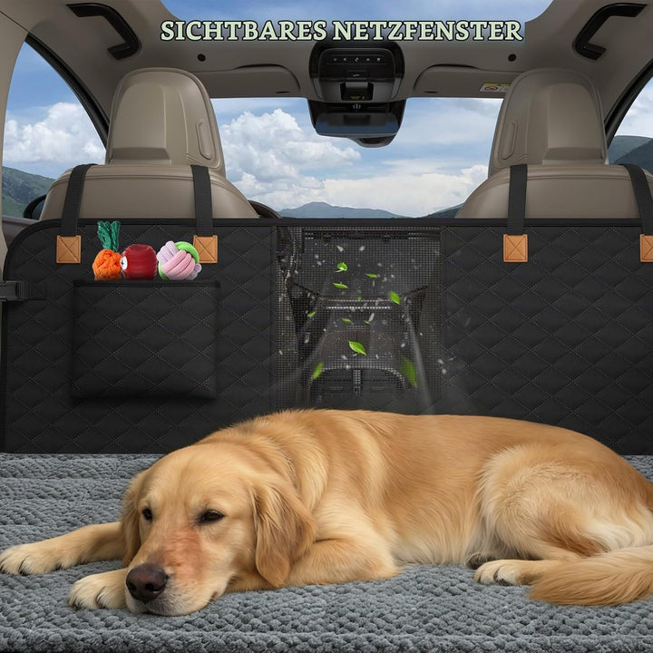 Hundedecke Auto Rückbank Mit Rutschfester Matte, Hundedecke Auto Rückbank, Wasserdicht,Kratzfest mit