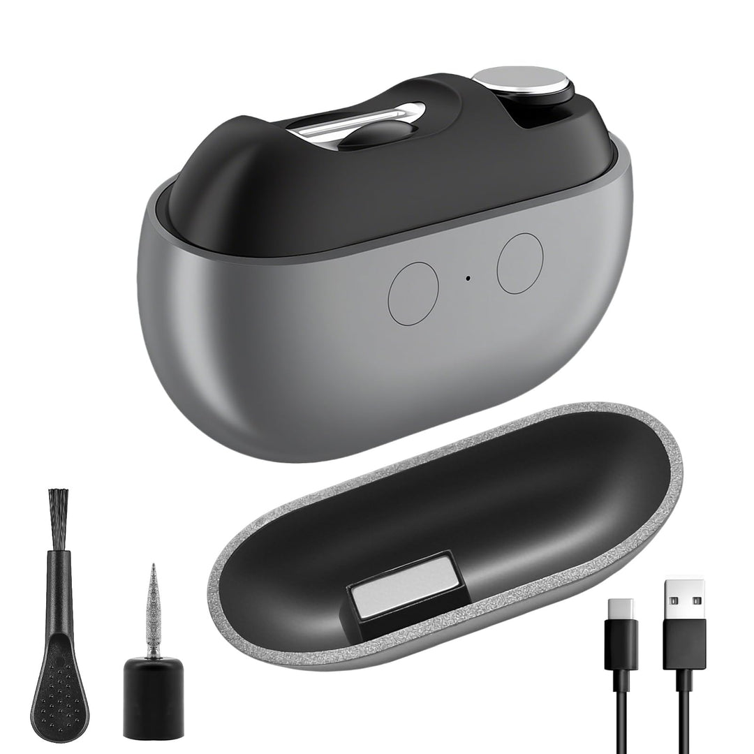 Elektrischer Nagelknipser & Polierer - Nagellackierer, Multifunktionaler Nagelschleifer und Nagelboh
