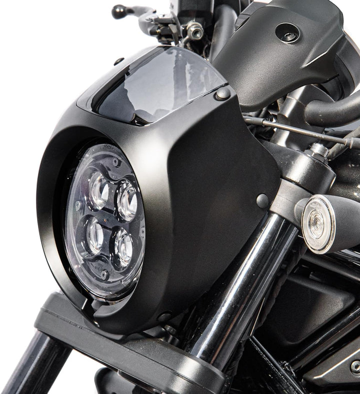 Lorababer Motorrad Frontscheinwerfer Verkleidung Windschutzscheibe Windabweiser Scheinwerfermaske Vi