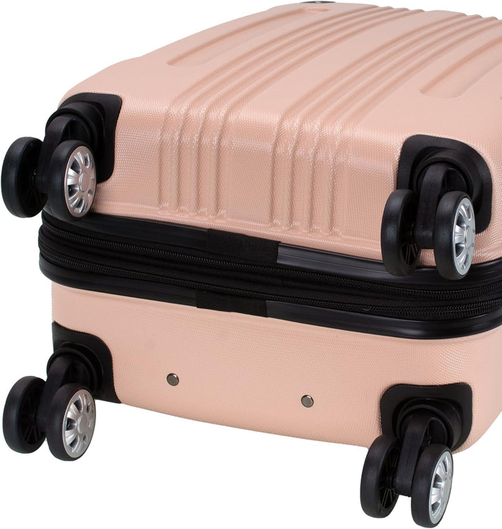 Rockland London Hartschalen-Trolley, champagnerfarben, 3-Piece Set (20/24/28), London Hartschalen-Ko