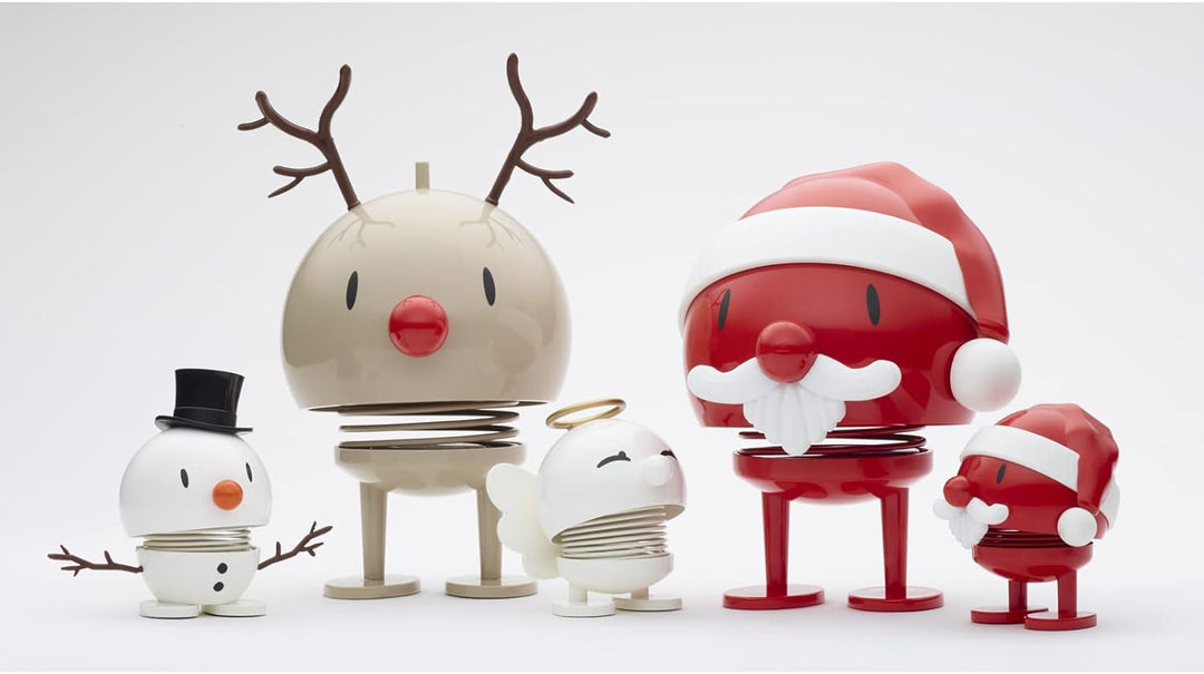 Hoptimist - Skandinavisches Design - Weihnachtsfigur - Small Angel Bumble - Höhe: 7,5 cm - Oak