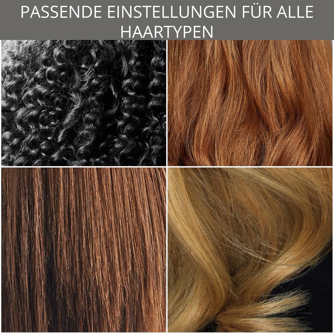 Krups Trockenhaube, 2 Temperaturstufen, Kaltluft-Funktion, Für voluminöses Haar, Langes Kabel, Aufbe