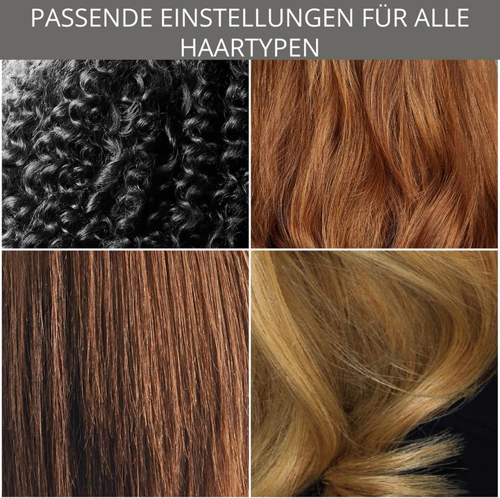 Krups Trockenhaube, 2 Temperaturstufen, Kaltluft-Funktion, Für voluminöses Haar, Langes Kabel, Aufbe