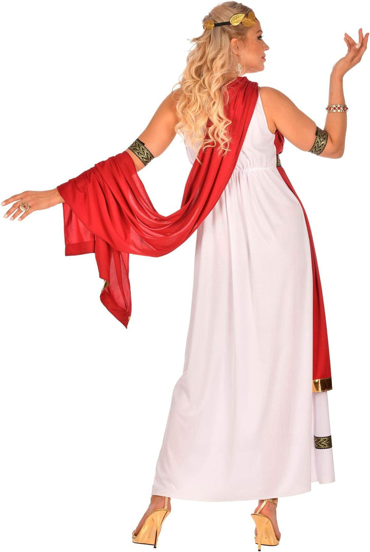 "ROMAN EMPRESS" (dress with drape, armbands, laurel wreath) - (XL), XL