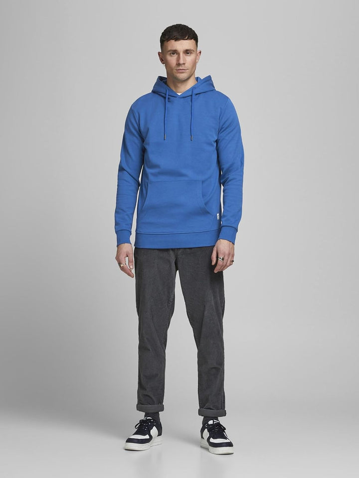 JACK & JONES Male Kapuzenpullover Einfarbig Kapuzenpullover XS Classic Blue/Fit:reg, XS Classic Blue