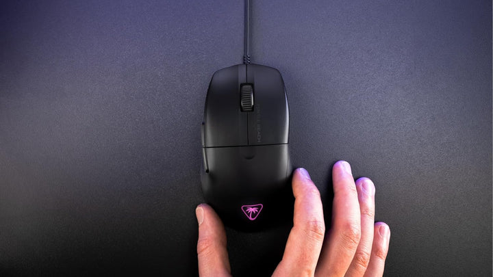 Turtle Beach Pure SEL – Ultraleichte, ergonomische RGB-Gaming-Maus, optischer 8K DPI-Sensor, mechani