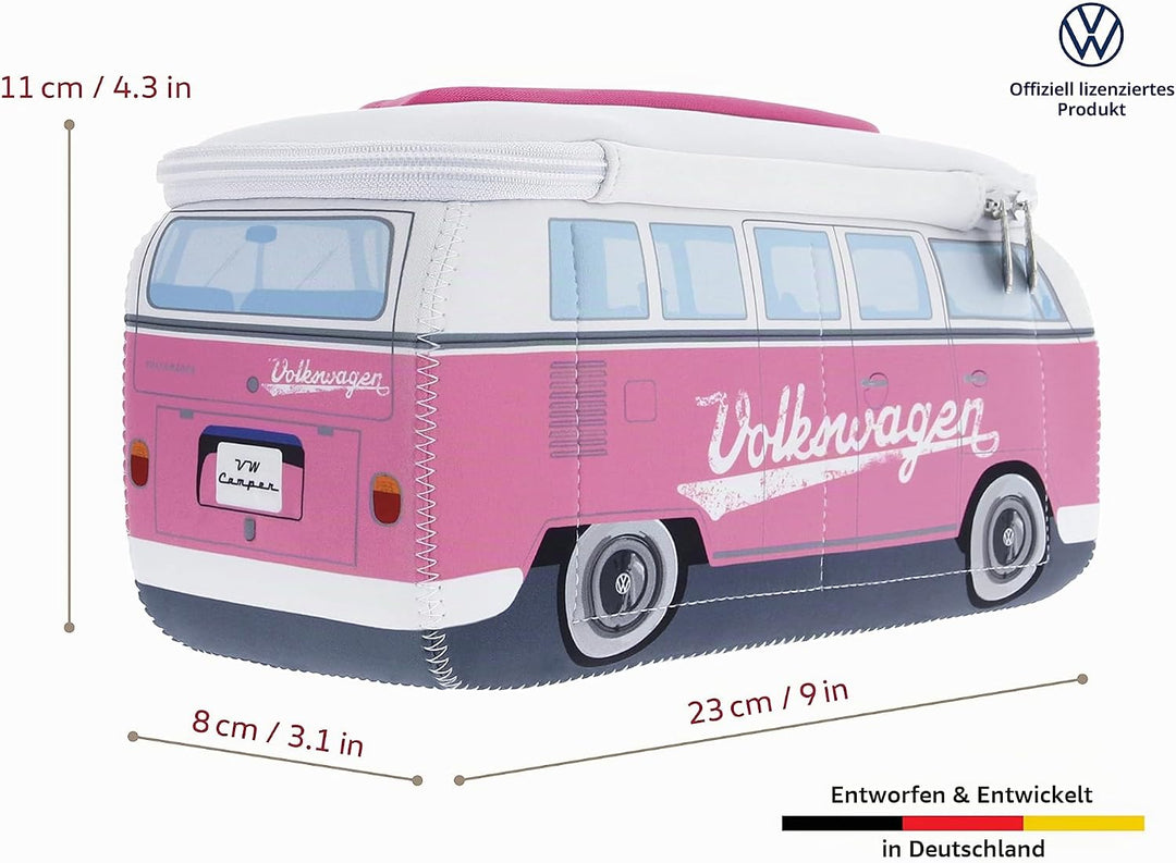 BRISA VW Collection - T1 Bulli Bus Kulturbeutel Kosmetiktasche | Volkswagen Universaltasche Waschbeu