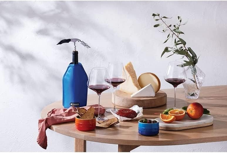 Le Creuset, Aktiv-Weinkühler für Wein oder Champagner, Azure, Wasserabweisender Stoff, WA-126, 49303