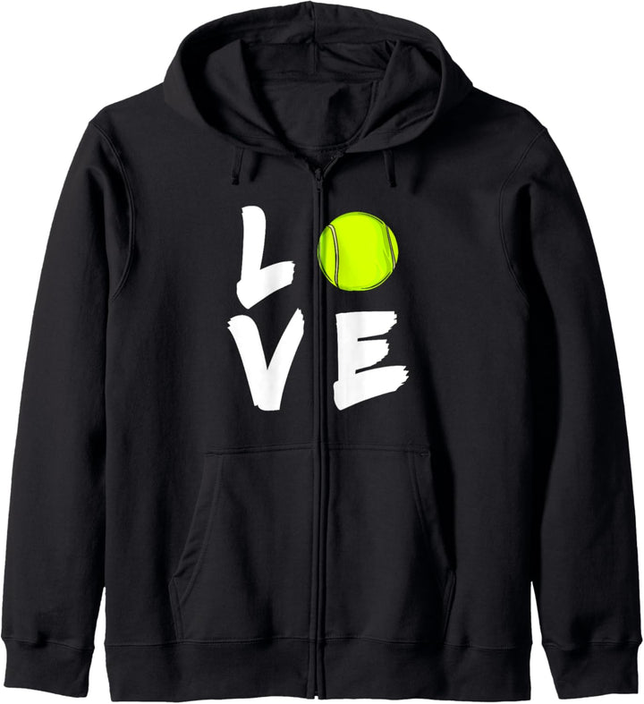 Tennis-Outfit Love Design für Tennis Training Kapuzenjacke