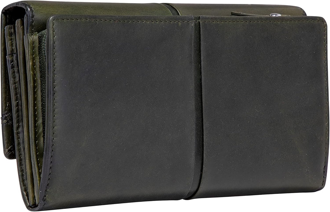 Maitre - Birkenfeld Diedburg Purse LH15FZ Grün Farbe:grün / Material:textile,leather, Farbe:grün / M