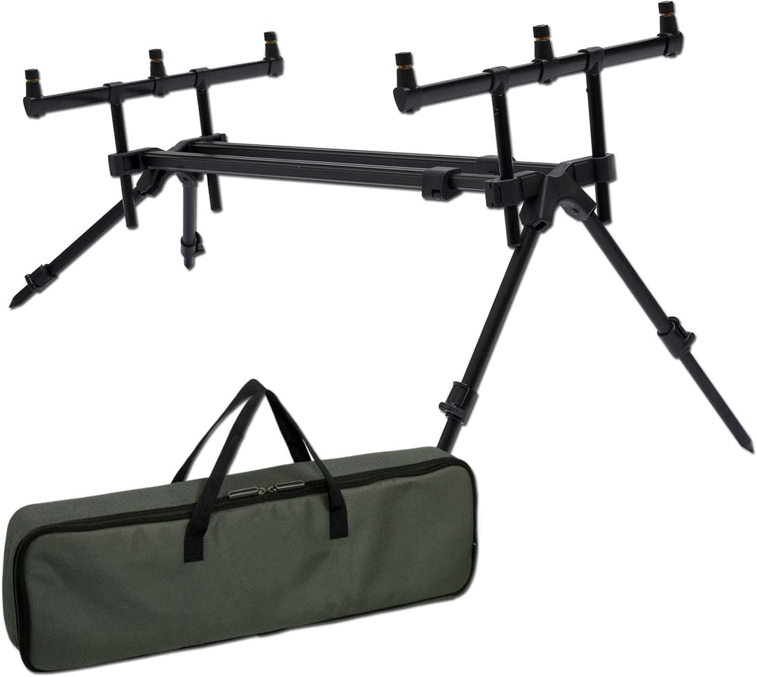 Angel-Berger Magic Baits Luxus Rod Pod Verschiedene Modelle mit Tasche, Luxus Rod Pod