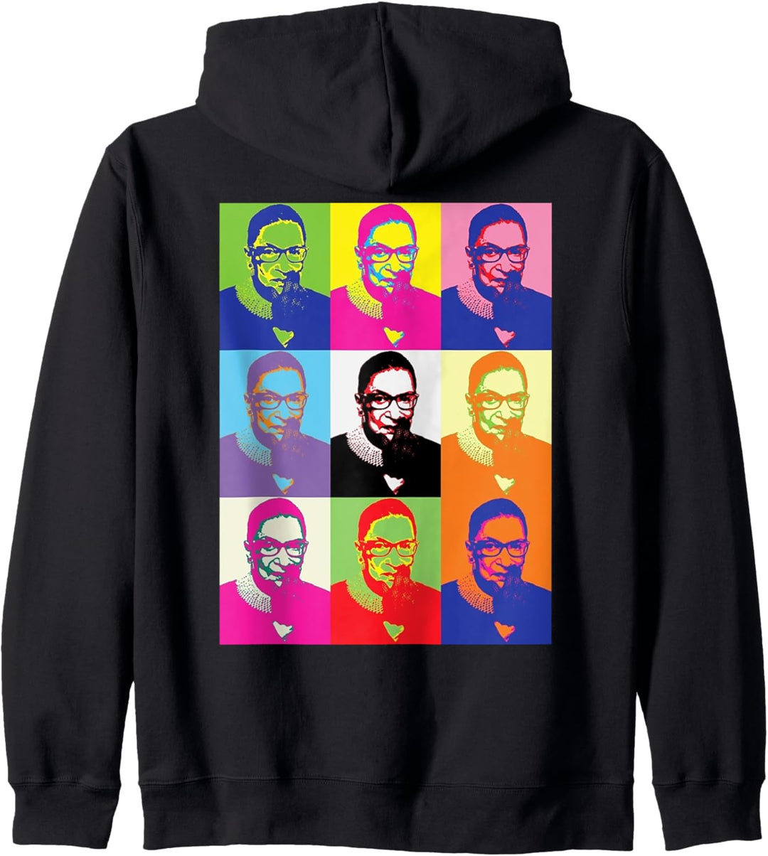 Notorious Ruth Bader Ginsburg - RBG (Farbblock) Kapuzenjacke