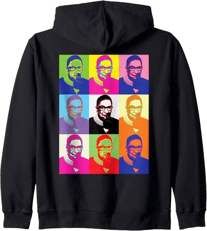 Notorious Ruth Bader Ginsburg - RBG (Farbblock) Kapuzenjacke