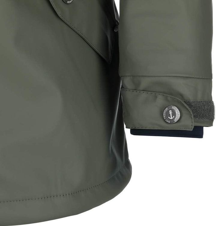 Dry Fashion Herren Regenjacke Bergen - Herrenjacke Regenmantel Männer Jacke Gefüttert Winddicht Wass