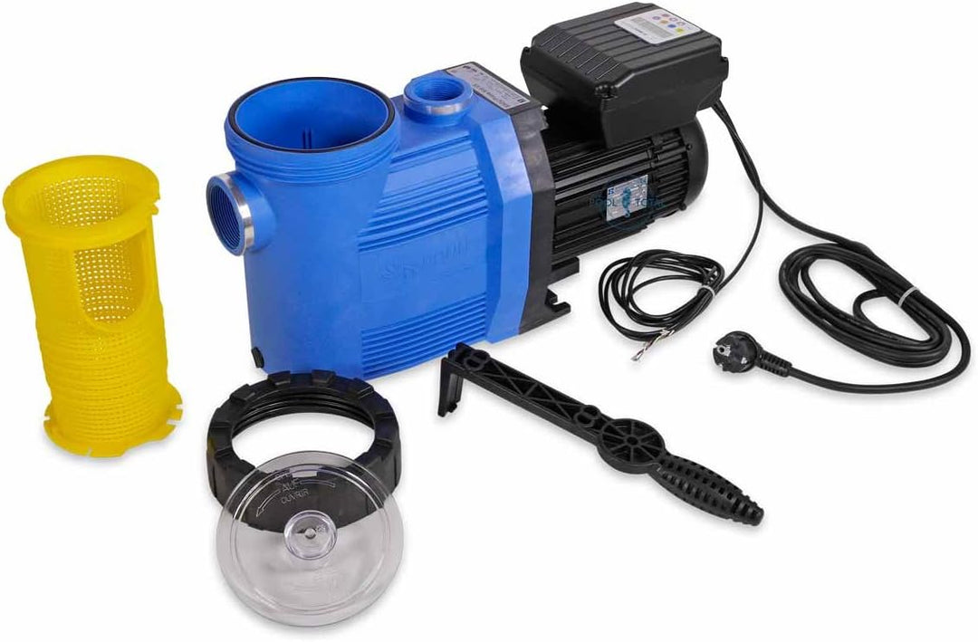 Energiesparende Poolpumpe BADU Prime ECO VS - Drehzahlregelung mit 24m³/h Leistung - Leiser Betrieb