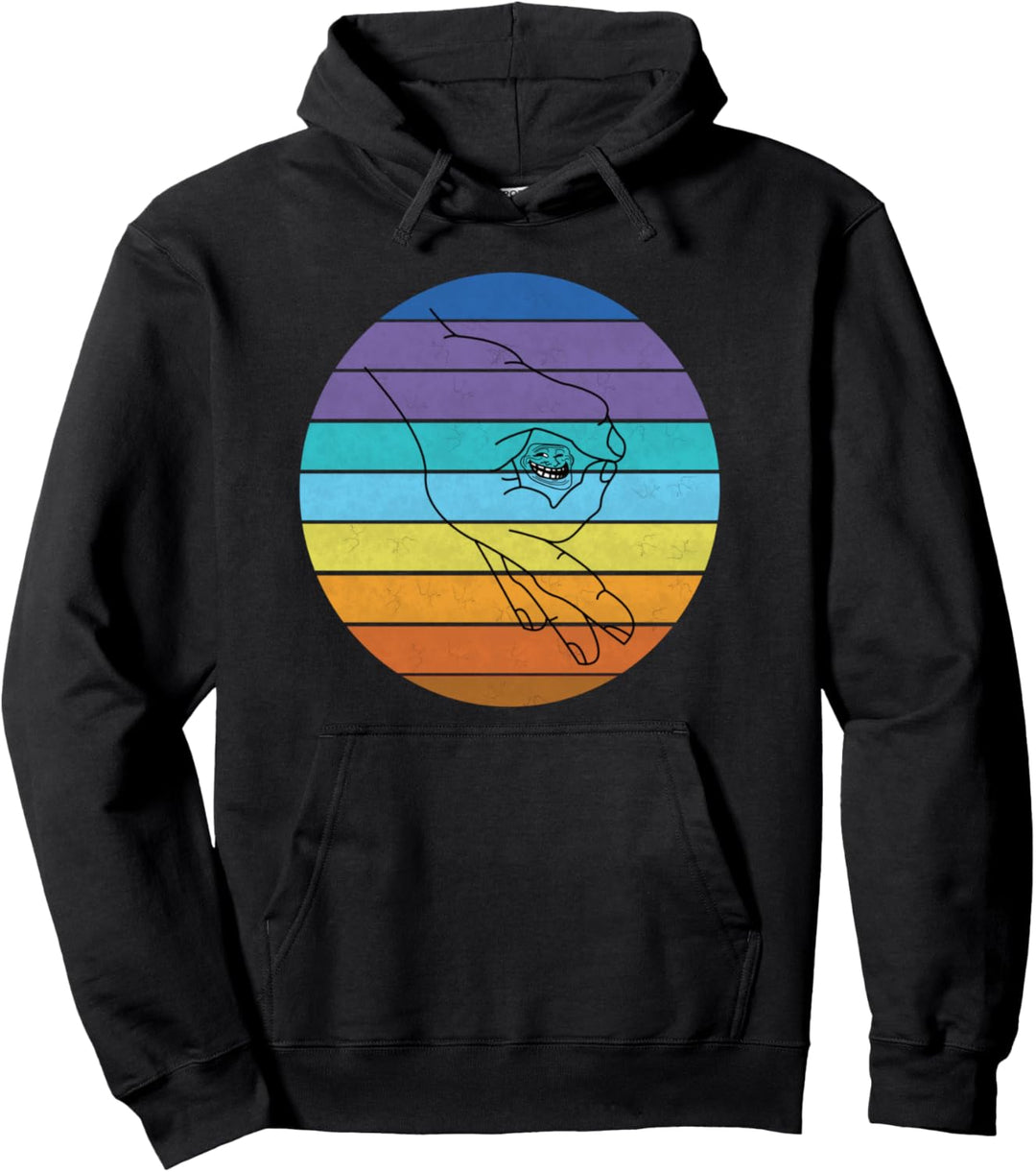 Reingeschaut Reingeguckt Retro Meme Pullover Hoodie
