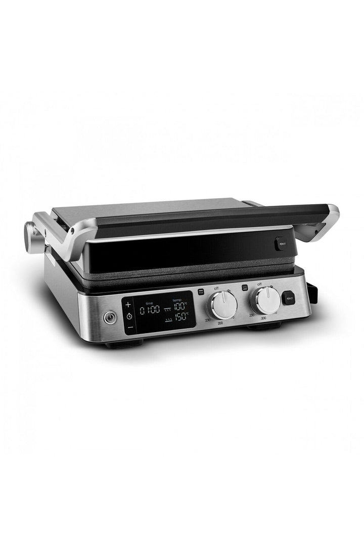Karaca Compact Steel Sear & Grill Inox 2008 Sandwichmaker 3 in 1, Elektrogrill, Toaster Sandwichtoas