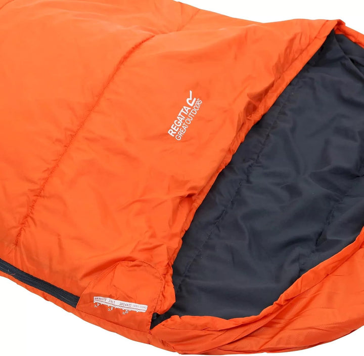 Regatta Hilo V2 Ultralight 750 Schlafsack Orange - Schwarz Einzelbett, Orange - Schwarz Einzelbett