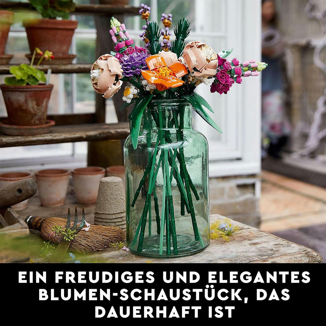 LEGO 10280 Icons Blumenstrauss, Künstliche Blumen & 10311 Icons Orchidee, Künstliche Pflanzen Set mi