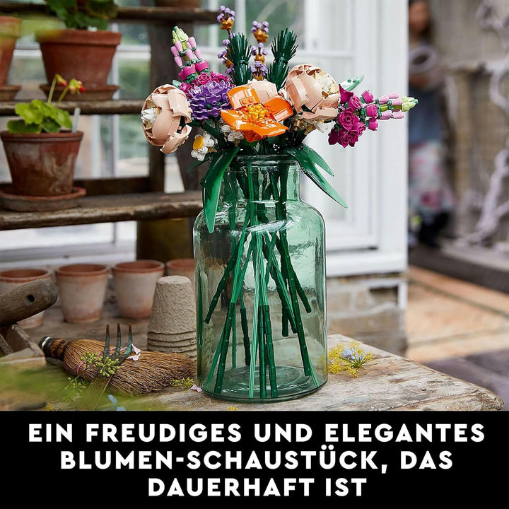 LEGO 10280 Icons Blumenstrauss, Künstliche Blumen & 10311 Icons Orchidee, Künstliche Pflanzen Set mi