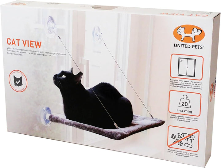 Cat View - Hängematte mit Fenster für Katzen