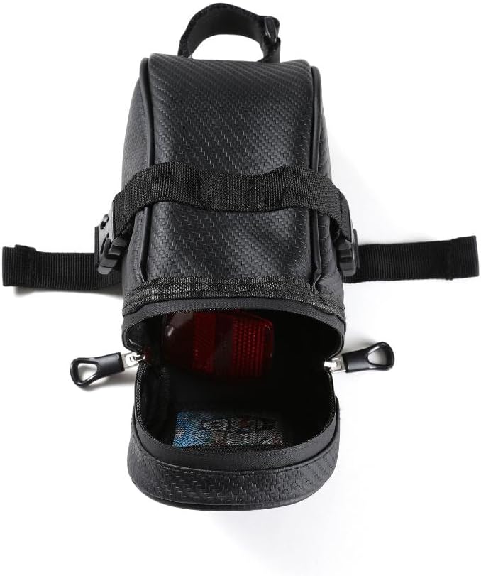 Alpensattel Fahrrad Satteltasche | Praktische Tasche zur Befestigung am Sattel | Wasserdicht &amp; Unive