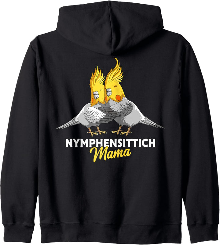 Nymphensittich Mama Frauen Kapuzenjacke