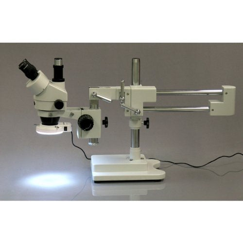 AmScope SM-4T-56S Schaltungsinspektion Trinokulares Zoom-Stereomikroskop mit 56-LED-Licht, 7X-45X, W