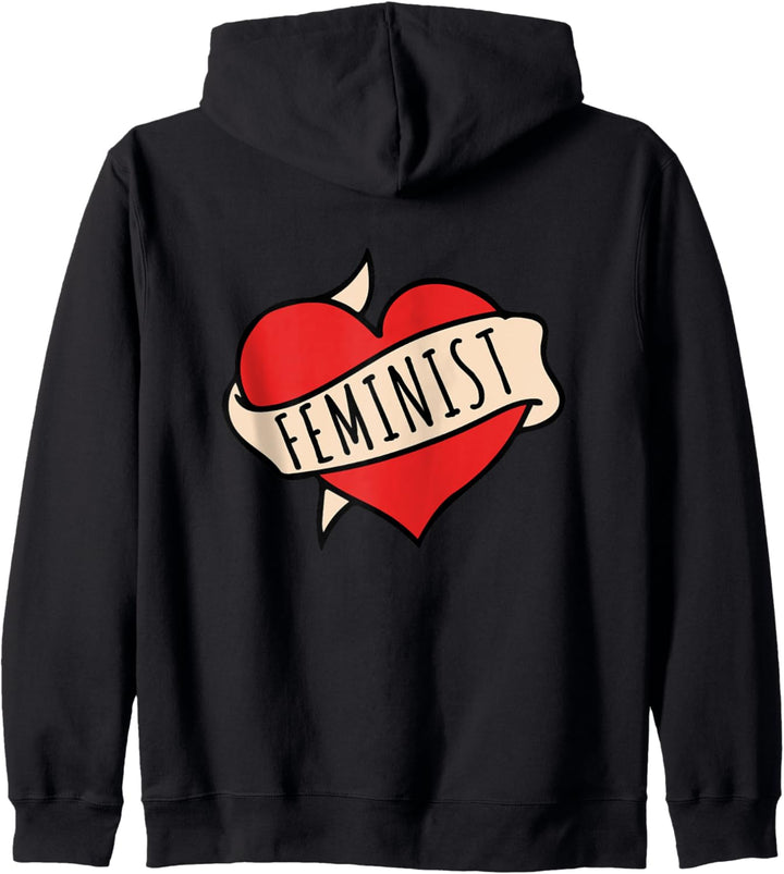 Feminist heart Kapuzenjacke